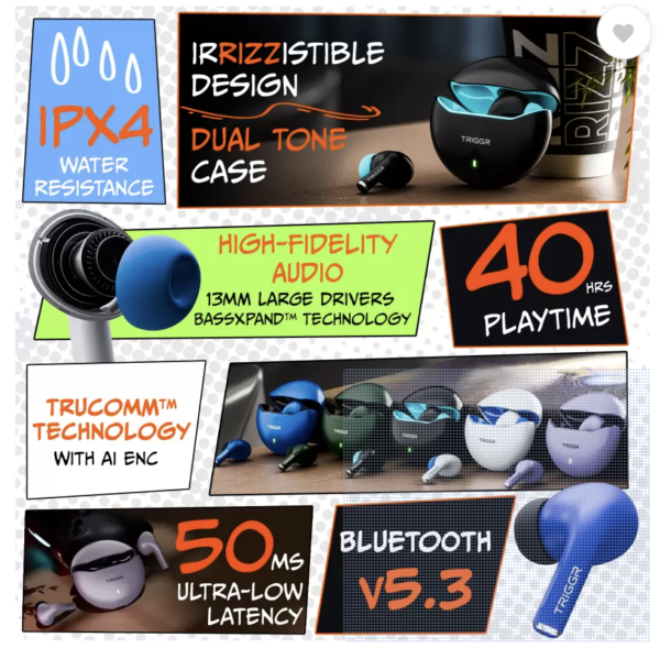 TRIGGR Rizz TWS Earbuds - Image 2